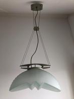 Design hanglamp met matglazen kap, Gebruikt, Ophalen of Verzenden, Glas, 75 cm of meer