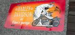 Harley Davidson Decoratieve metalen plaat, Ophalen of Verzenden, Gebruikt, Motoren
