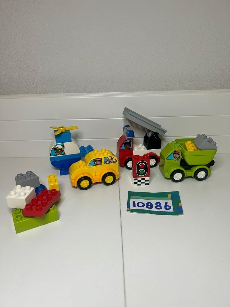 LEGO Duplo Creatieve auto's  – Set 10886 – Compleet, Ophalen of Verzenden, Zo goed als nieuw, Complete set, Duplo