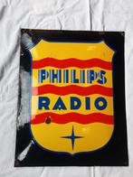 emaille bord philips radio jaren 30, Ophalen of Verzenden