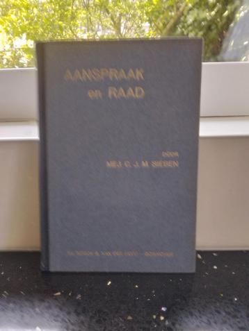 Aanspraak en raad mej. Sieben beschikbaar voor biedingen