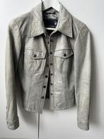 Dames jack Goosecraft 106, kleur Resedagroen, maat S, leer, Ophalen, Goosecraft, Zo goed als nieuw, Maat 36 (S)