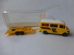 Wiking 18062 Mercedes 207D ADAC busje met autoambulance, Ophalen of Verzenden, Zo goed als nieuw, Bus of Vrachtwagen, Wiking