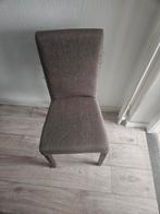 4x Grijze Stoffen Stoel, Huis en Inrichting, Stoelen, Ophalen, Gebruikt, Eén, Modern
