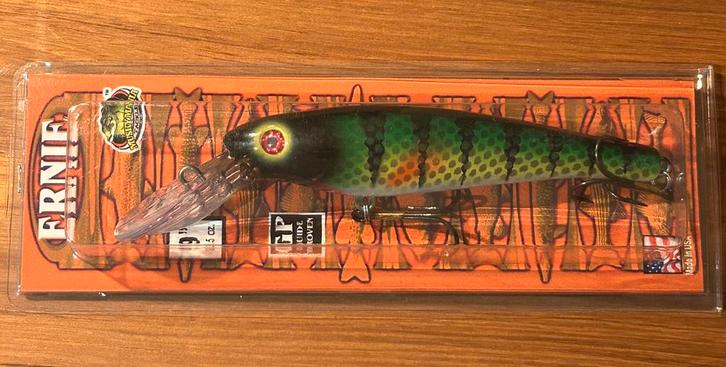 Musky Mania 9” Ernie Perch, Watersport en Boten, Hengelsport | Roofvissen, Nieuw, Ophalen of Verzenden