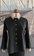 BURBERRY vintage blouse-XL, Kleding | Dames, Blouses en Tunieken, Zwart, Maat 46/48 (XL) of groter, Ophalen of Verzenden, Burberry