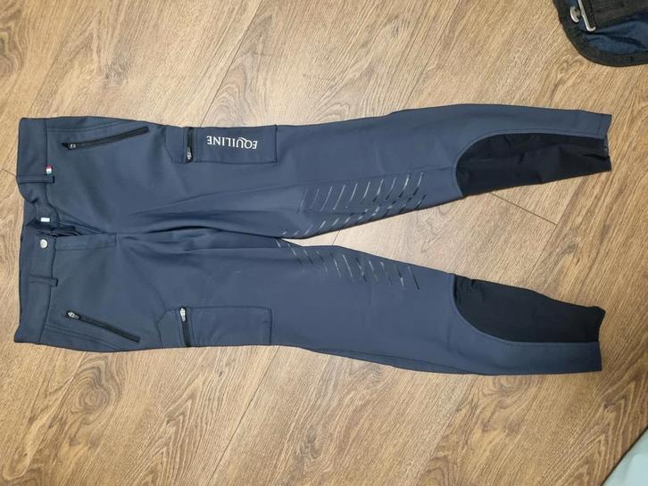 Equiline rijbroek IT42 donkerblauw, Dieren en Toebehoren, Paardrijkleding, Zo goed als nieuw, Bovenkleding, Dressuur, Ophalen