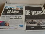 PZC 26 jan 2013 met extra bijlage van de ramp.zie foto's, Nederland, Krant, Ophalen of Verzenden, 1980 tot heden