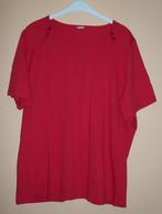Shirt, rood met korte mouw, mt. XL, oksel 65 cm., Maat 46/48 (XL) of groter, Nieuw, Ophalen of Verzenden, Korte mouw