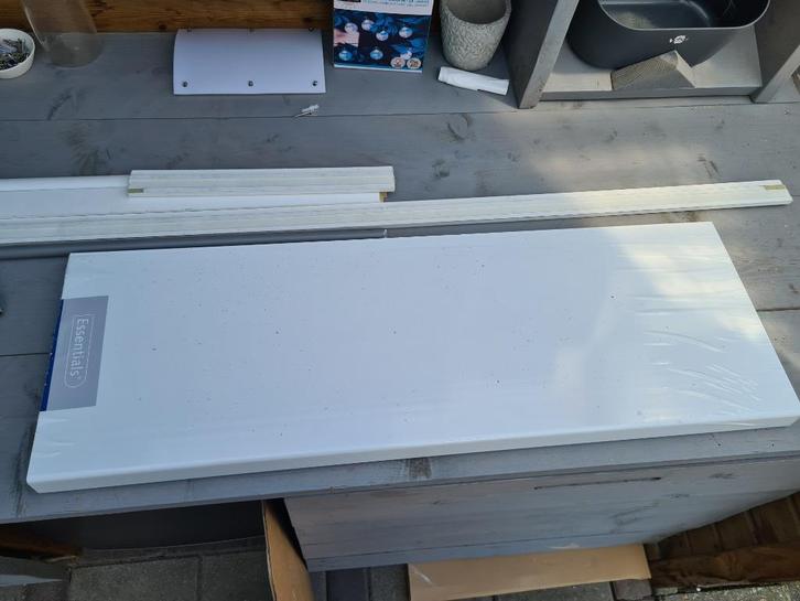 Vensterbank wit kunststof (90 cm), Doe-het-zelf en Verbouw, Glas en Ramen, Zo goed als nieuw, Dakraam, Minder dan 80 cm, Minder dan 80 cm