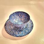 Zeer fijn Chinees porseleinen kopje en schotel – handbeschil, Ophalen of Verzenden