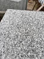Natuursteen graniet tegels wit/grijs 60x60x2cm ca. 270m2, Tuin en Terras, Tegels en Klinkers, Ophalen, Natuursteen, Terrastegels