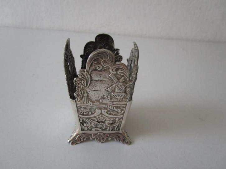 Verzilverde maggifleshouder, 4x4x7 cm, van Gero., Huis en Inrichting, Keuken | Keukenbenodigdheden, Gebruikt, Ophalen of Verzenden