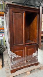 Massief houten computerkast., Met plank(en), Gebruikt, Overige houtsoorten, 50 tot 75 cm