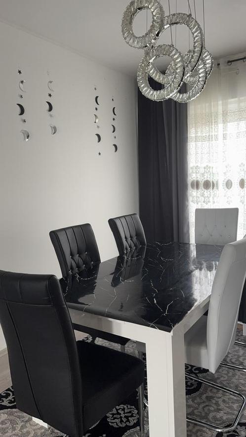 Complete eethoek , tafel + 6 stoelen – zo goed als nieuw, Huis en Inrichting, Complete eetkamers, Zo goed als nieuw, Verzenden