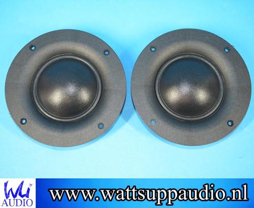 Scanspeak Discovery D7608/920010 Mid-range Dome Scan-speak, Audio, Tv en Foto, Luidsprekers, Gebruikt, Front, Rear of Stereo speakers