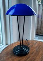 Vintage tafellamp blauw, Huis en Inrichting, Ophalen of Verzenden, Zo goed als nieuw, Minder dan 50 cm