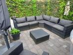 Loungeset, Tuin en Terras, Tuinsets en Loungesets, 6 zitplaatsen, Kunststof, Bank, Gebruikt