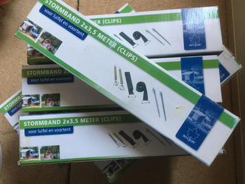 Partijtje: 7x Stormlijnenset, voor luifel en (voor-)tent, Nw beschikbaar voor biedingen