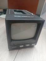 Portable mini tv zwart wit, Audio, Tv en Foto, Vintage Televisies, Ophalen of Verzenden, Zo goed als nieuw, Overige merken