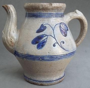 Om 1825 - 1875 Westerwald Theepot Bodemvondst GAAF beschikbaar voor biedingen
