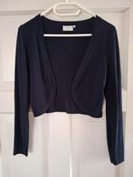 Donkerblauwe bolero met lange mouwen maat 36, Blauw, Kaffe, Ophalen of Verzenden, Zo goed als nieuw