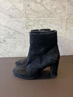 marccain marc cain laarsje zwart suede maat 40, Verzenden, Zwart, Lage of Enkellaarzen, Zo goed als nieuw