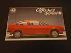 Brochure Alfa Romeo Alfasud Sprint 1976, Ophalen of Verzenden, Zo goed als nieuw, Alfa Romeo