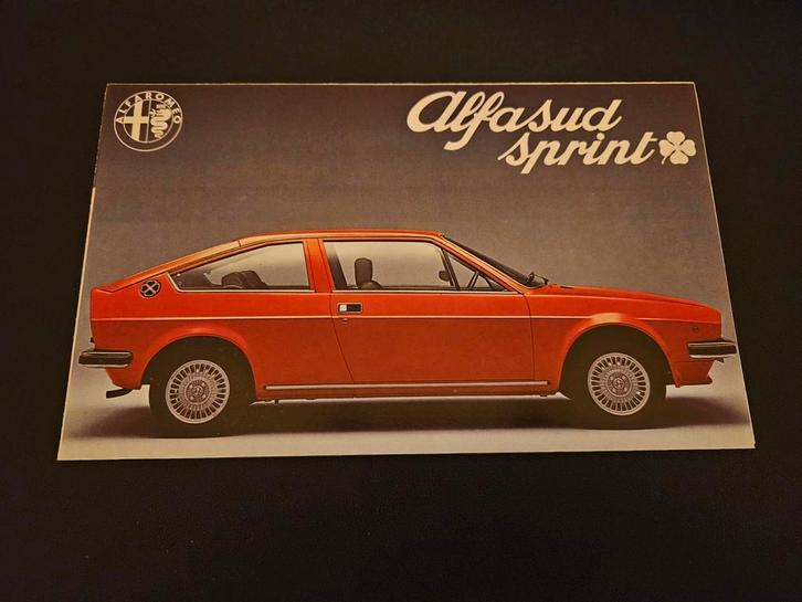 Brochure Alfa Romeo Alfasud Sprint 1976, Boeken, Auto's | Folders en Tijdschriften, Zo goed als nieuw, Alfa Romeo, Ophalen of Verzenden