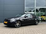BMW 3-Serie 2.0 I 318i 2007 Zwart, Auto's, 4 cilinders, Leder en Stof, Zwart, Grijs