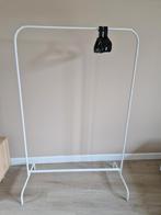 Kledingrek staal wit incl. 50 kleerhangers, Ophalen, Zo goed als nieuw