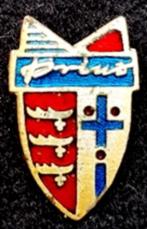 N.S.U. prinz speld- kleine letters- emaille, Verzamelen, Speldjes, Pins en Buttons, Verzenden, Zo goed als nieuw, Transport, Speldje of Pin