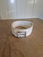 Witte leren damesriem, 5 cm of meer, 90 tot 100 cm, Tailleriem, Ophalen of Verzenden