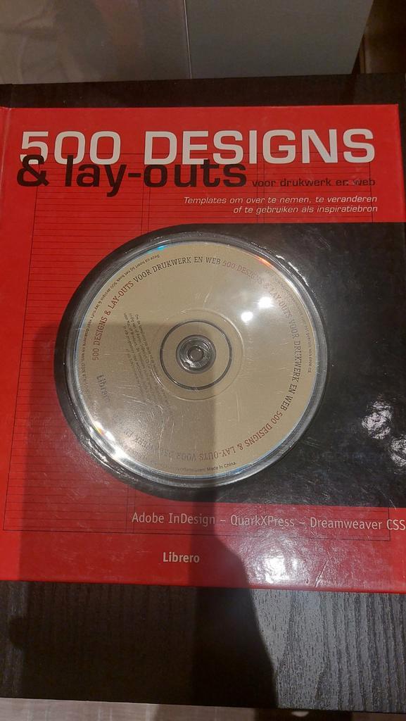 500 Designs & Lay-outs - Webdesign Inspiratie, Boeken, Informatica en Computer, Zo goed als nieuw, Internet of Webdesign, Ophalen of Verzenden