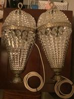 Wandlampen, Ophalen, Gebruikt, Glas