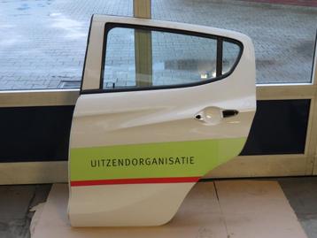 Links achter deur portier Opel Karl wit beschikbaar voor biedingen