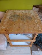 Vrijstaand slagersblok 89cm hoog 76cm vierkant, Huis en Inrichting, Keuken | Keukenelementen, Ophalen, Gebruikt, 50 tot 100 cm