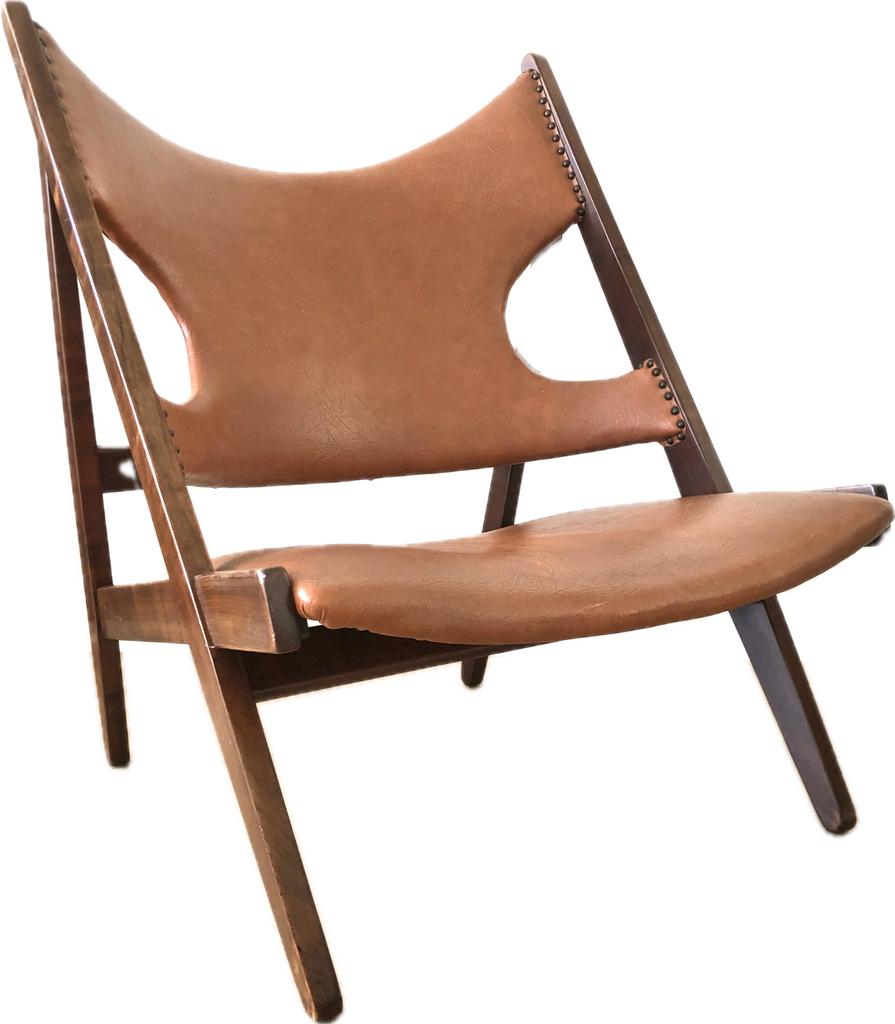 Kofod Larsen Knitting Chair 1e generatie!, Huis en Inrichting, Ophalen, Zo goed als nieuw, Eén, Deens Design