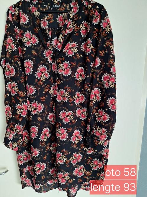 .ooie  blouse van Norag maat 46, Kleding | Dames, Grote Maten, Zo goed als nieuw, Blouse of Tuniek, Zwart, Ophalen of Verzenden