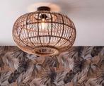 Rotan Plafondlamp/Wandlamp Kwantum - Zo Goed Als Nieuw, Huis en Inrichting, Ophalen of Verzenden, Zo goed als nieuw, Hout