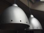 Set van 2 leuke hanglampen., Ophalen, Gebruikt, Industrieel., Metaal