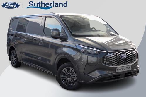 Ford E-Transit Cust. 320 L2H1 Limited 65 kWh 218pk | VOORRAA, Auto's, Bestelauto's, Te koop, 360° camera, ABS, Achteruitrijcamera