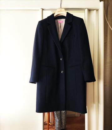 Donkerblauwe CASHMERE mantel BASLER – valt als 40 beschikbaar voor biedingen