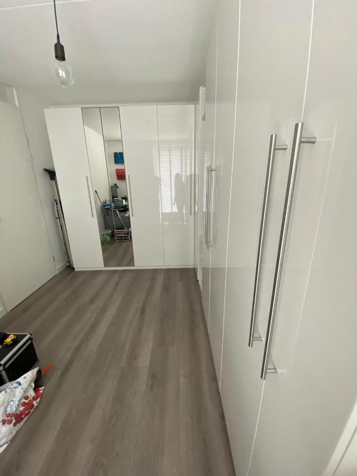 IKEA Pax kasten hoogglans wit (6 totaal, inclusief hoek), Huis en Inrichting, Kasten | Kledingkasten, Zo goed als nieuw, 200 cm of meer