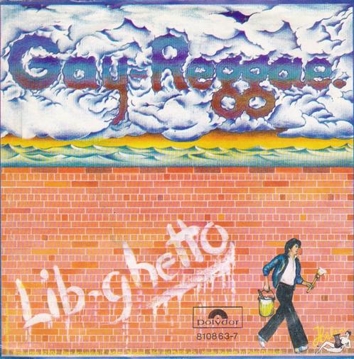 LIB-GHETTO - Gay Reggae ( 1983 RARE Be/Reggae 45T ), Cd's en Dvd's, Vinyl | Pop, Zo goed als nieuw, 1960 tot 1980, Overige formaten