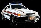 Opel Vectra- Police Luxemburg pin, Verzenden, Nieuw, Transport, Speldje of Pin