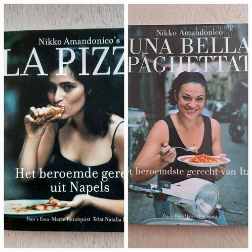 LA PIZZA en UNA BELLA SPAGHETTATA (nieuw) - Nikko Amandonico, Boeken, Kookboeken, Zo goed als nieuw, Italië, Ophalen of Verzenden
