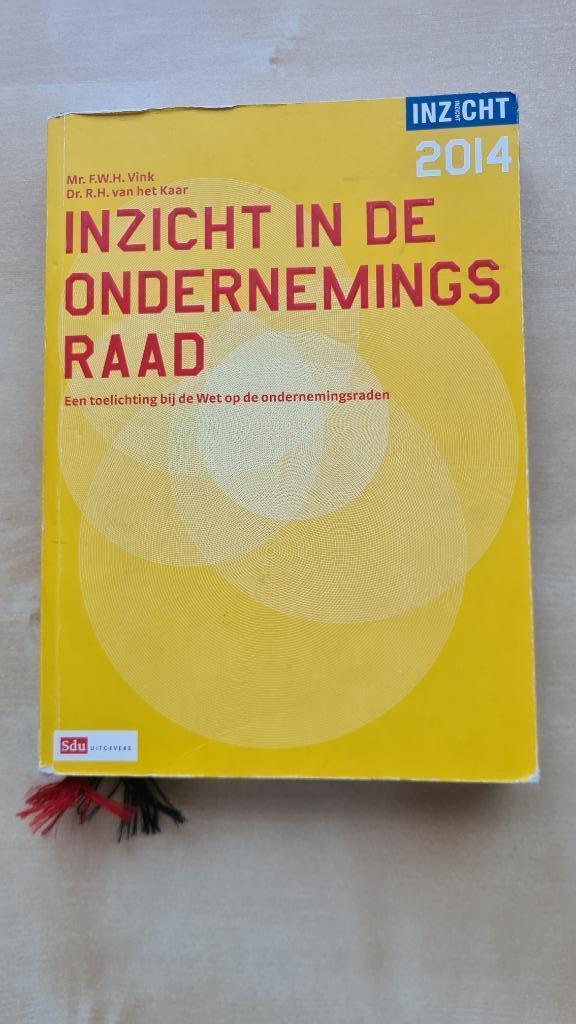 Inzicht in de ondernemingsraad, Boeken, Studieboeken en Cursussen, Zo goed als nieuw, HBO, Alpha, Ophalen of Verzenden