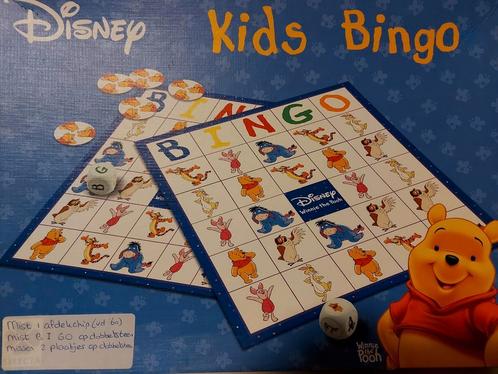 Disney Winnie de Pooh Bingo, Hobby en Vrije tijd, Gezelschapsspellen | Bordspellen, Gebruikt, Vijf spelers of meer, Ophalen of Verzenden