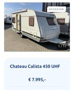 Caravan Chateau Calista 450 bj 2003, Caravans en Kamperen, Chateau, Rondzit, Particulier, Tot en met 4